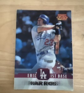 1996 Sportflix Baseball Card #41 Eric Karros Los Angeles LA DODGERS