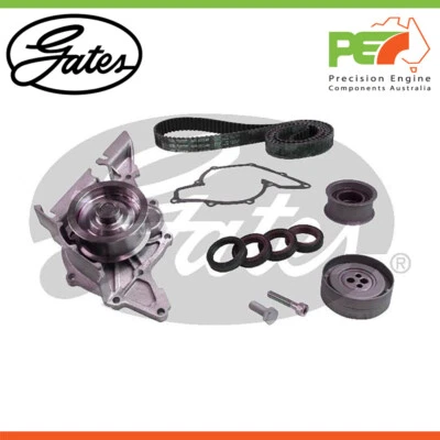 Kit de bomba de agua y correa de distribución GATES para Audi A8 2.8 Quattro (4D) 128kw gasolina sed Foto 1 de 4