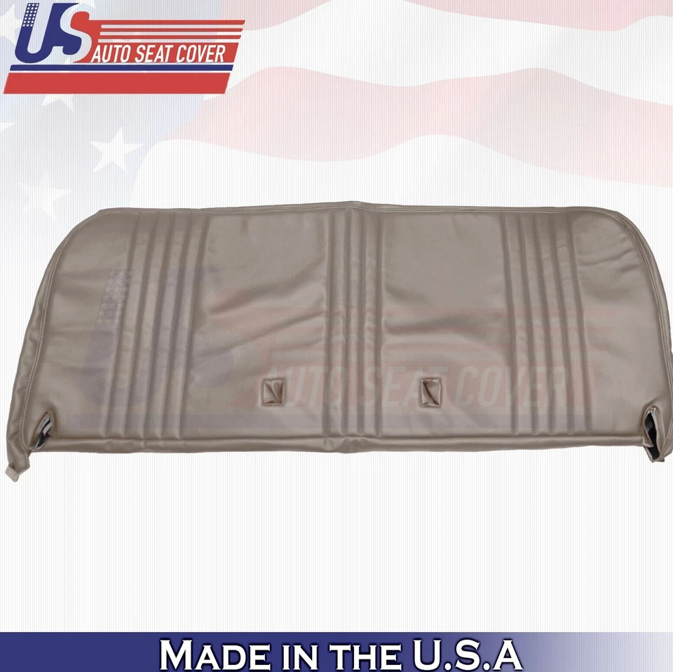 1995 适用于 GMC Sierra C/K 1500 2500 3500 前底长凳乙烯基座椅套棕褐色 — 第 1/3 张图片