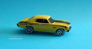 2010 Hot Wheels Loose 70 '70 Chevy Chevrolet Chevelle SS Yellow Imperfect Paint - Picture 1 of 1