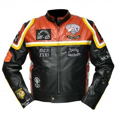 Leather Jacket Harley Davidson Harley Davidson & Marlboro for Man (XL size) - Image 1 of 3