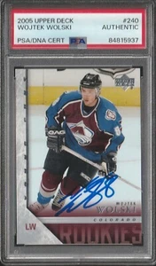 Wojtek Wolski - Signed 2005-06 Upper Deck Young Guns Rookie Card #240 PSA! - Picture 1 of 1