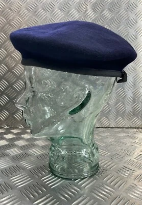 Blu Basco Tappo Britannico Fatto General Service Abito No Insignia 57cm O 58cm - Immagine 1 di 4