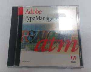 Adobe Type Manager Deluxe 4.6 Macintosh CD in Case Pre-Owned - Picture 1 of 5