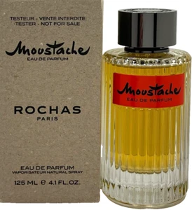 Rochas Moustache Eau De Parfum Spray For Men 4.1 Oz / 125 ml Large Size - Picture 1 of 6