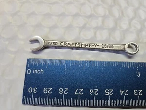 Craftsman -v- 7/32"×15/64" 12pt Ignition Wrench - Foto 1 di 2