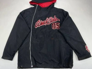 West Side jacket, Los Angeles, black, vintage, windbreaker, 90s hip hop size XL - Picture 1 of 10