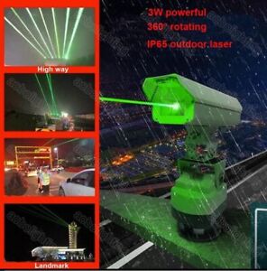 3W Outdoor Iluminación móvil Laser bird scare repellent laser Roof Railway Lazer