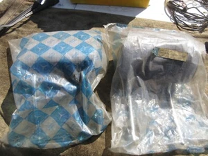 Apoyacabezales traseros tela gris NUEVO DE LOTE ANTIGUO Mercedes-Benz 190 W201 W 201 1a Serie - Imagen 1 de 7