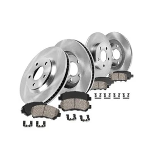 Ceramic Brake Kit, Nissan & Infiniti, Front & Rear Rotor & Pad Replacement - Picture 1 of 5