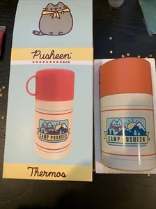 Camp Pusheen Box Reise Thermoskanne 2020 Exklusiv mit Löffel Katze Miau Geschenk Neu in OVP - Bild 1 von 5
