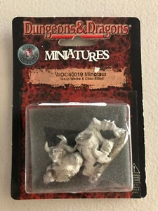 D&D Silver 25 Anniversary Miniature Minotaur WOC40019 Dungeons & Dragons - Picture 1 of 1