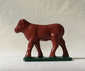 Calf with Blaze, American Family Farm series, Grey Iron figure Reproduction - Picture 1 of 3