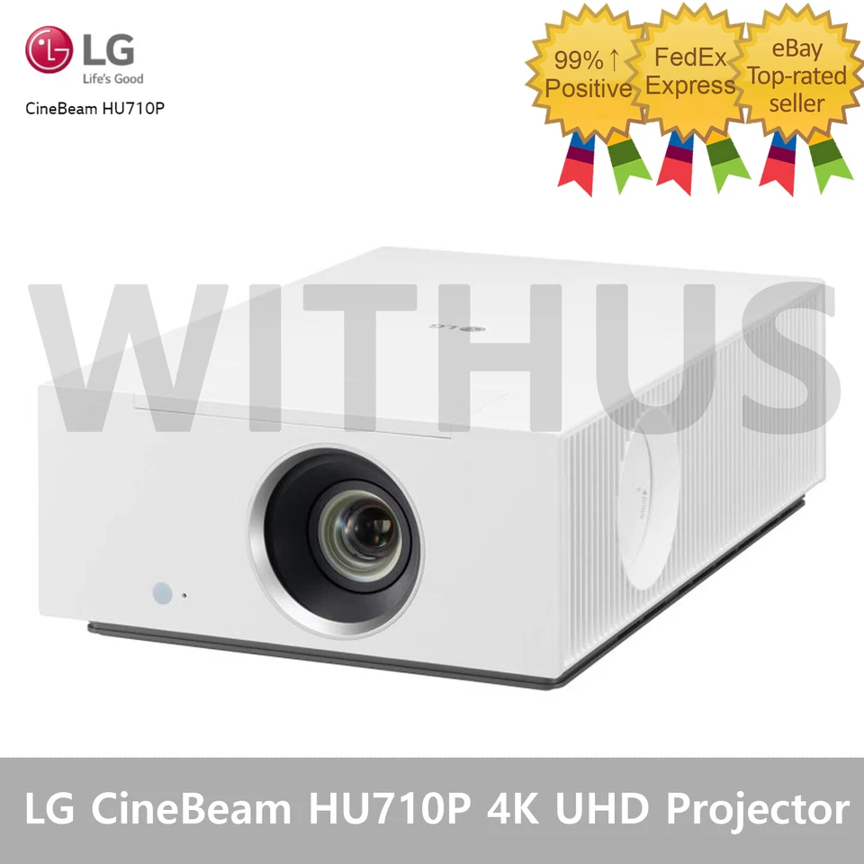 LG CineBeam HU710PW 4K UHD Hybrid Home Cinema Projector - Tracking - Image 1 of 4