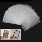100pcs Playing Game Card Sleeves Transparent Film Protector Card