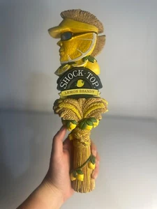 Shock-Top Lemon Shandy 12.5” Tap Handle - Beer Bar Pub Keg Collectible Yellow - Picture 1 of 8