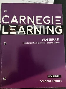Carnegie Learningalgebra II - Picture 1 of 1