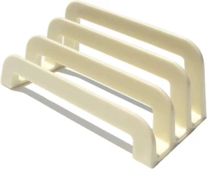 Tupperware Rezeptkartenhalter / Brief, Post, Rechnung, Gestell #1338, weiß Neu - Bild 1 von 1