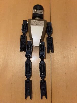 K'nex Robot Man Gold and Black with Gold Eyes Knex K-nex Poseable Vintage - Image 1 of 2