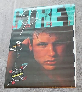 Póster musical promocional de Corey Hart Boy in the Box 1985 de Canada Capitol Records en muy buena condición C7 - Imagen 1 de 1
