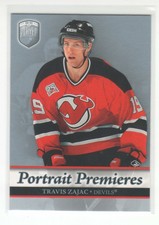 2006-07 Be A Player Portraits #117 Travis Zajac RC "Portrait Premieres" Flat SH 