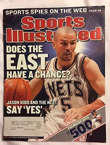 Jason Kidd New Jersey Netze signiert 19. Mai 2003 Sports Illustrated Magazin - Bild 1 von 12