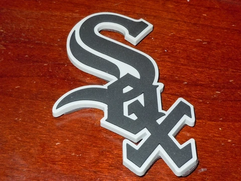 CHICAGO WHITE SOX Vtg LARGE MLB RUBBER Baseball FRIDGE MAGNET Standings Board Cover