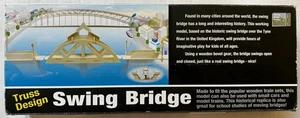KIT de madera puente oscilante Pathfinders Truss para adaptarse a juegos de trenes o vagones de madera populares - Imagen 1 de 6