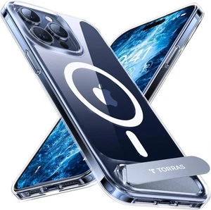 TORRAS Invisible Titanium Stand for iPhone 15 Pro Max Case [12FT Military Shockp - Picture 1 of 6