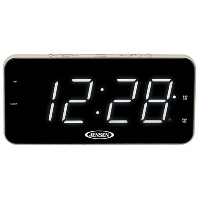Radio reloj despertador doble digital AM/FM JENSEN® JCR-212 Foto 1 de 4