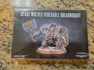 Warhammer 40K SPACE WOLVES VENERABLE DREADNOUGHT Bjorn Fellhanded Murderfang etc - Picture 1 of 6