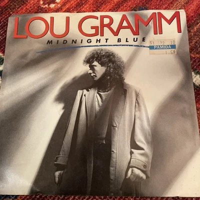 Lou Gramm Midnight Blue 45 rpm Picture Sleeve - Image 1 of 4