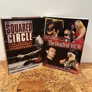 Pro Wrestling Books- The Squared Circle & The Death Of WCW, Used, Hard/Softcover - Imagen 1 de 13