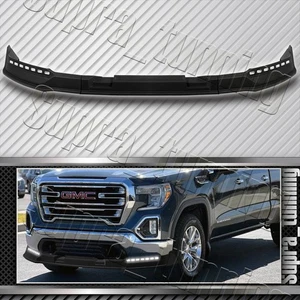 Front Bumper Lip W/ LED Sequential Running Lights For 2019-2021 GMC Sierra 1500 - Picture 1 of 9