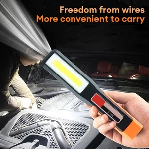 Rechargeable LED Magnetic Work Light COB Inspection Lamp Hand Torch Flashlight - Picture 1 of 14
