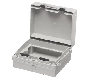 Europa IP65 2 Gang Wetter Außen Steckdose & Schalter Zubehör Gehäuse - Bild 1 von 1