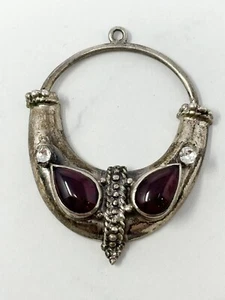 Colgante de libra esterlina y piedra firmado Sudha - Imagen 1 de 3