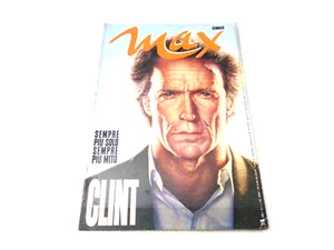 MAX RIVISTA DI MODA CINEMA E CULTURA ANNO V N°1 GENNAIO 1989 CLINT EASTWOOD - Picture 1 of 4
