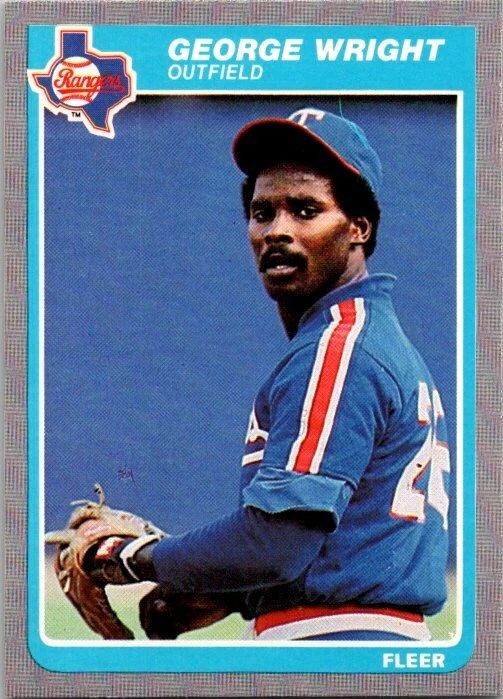 1985 Fleer Baseball 574 George Wright - Image 1 of 1