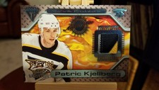 2000-01 Private Stock Titanium Game Gear Patric Kjellberg Jersey Patch 98/100