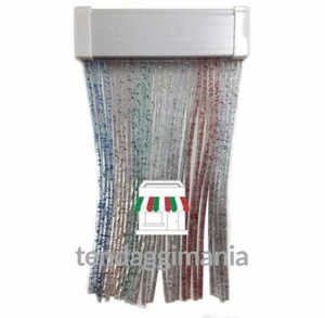 TENDA ANTIMOSCHE IN PVC PARAMOSCHE MOSCHIERA SU MISURA GLITTER ANTI MOSCHE PORTA - Imagen 1 de 4