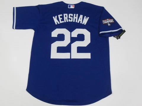 Clayton Kershaw #22 Los Angeles Dodgers 2020 World Series Champions Jersey Blue Cover