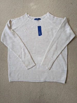 NEW WITH TAGS - APT 9 - WOMEN - SWEATER - CREAM WITH SPARKLES - SIZE X-LARGE - Image 1 of 4