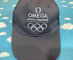 OMEGA Original TOKYO2020 Time keeper Logo embroidery Dark gray Baseball cap Rare - Picture 1 of 9