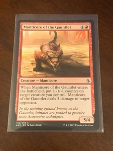 Magic the Gathering Amonkhet Manticore of the Gauntlet - Picture 1 of 2