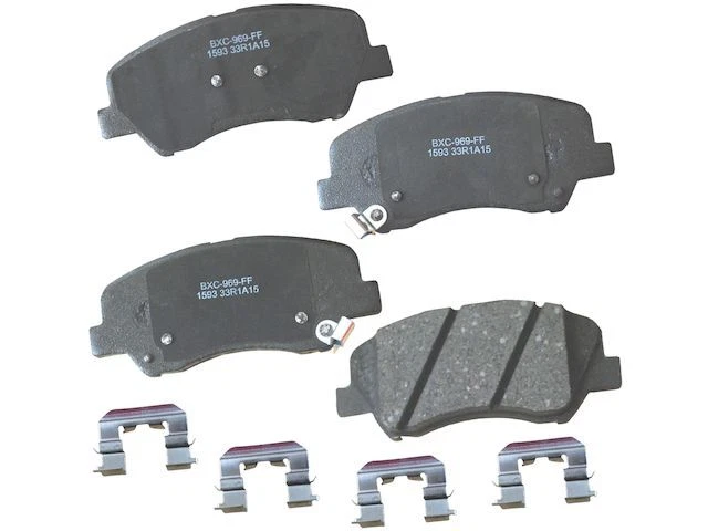 Juego de pastillas de freno delanteras 58TBYJ97 para Hyundai Accent 2012 2013 2014 2015 2016 2017 Foto 1 de 1