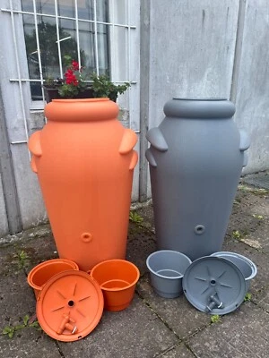 Regentonne Regenbehälter Regentank Regenfass 200 l mit Wasserhahn