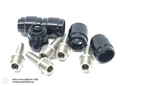 Black Barbs & Compression Olives For Sram Brakes Stealthamajig Style 5 Pairs - Picture 1 of 2