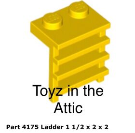 Lego 1x 4175 Yellow Ladder 1 1/2 x 2 x 2 6980 6930 Vg/Fn