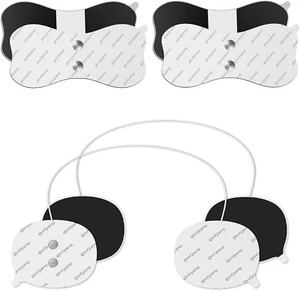Offizielle TENS-Einheit Ersatz Pads für K6114/K6122, 4er-Pack FSA HSA förderfähiges Kabel - Bild 1 von 7